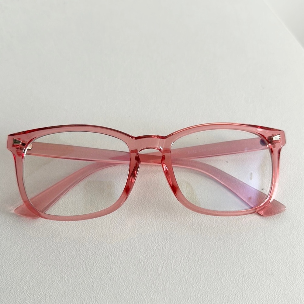 Light Pink Blue Light Glasses